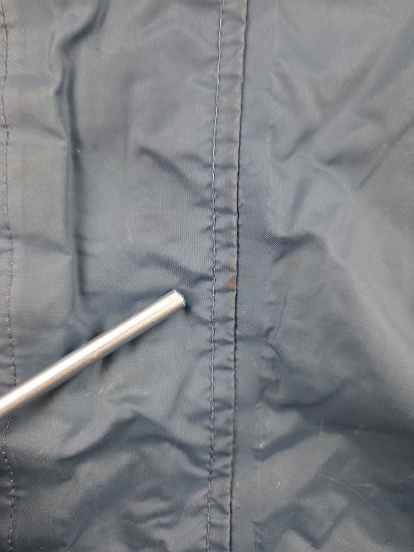 Berghaus Rain Jacket Nylon Packable Hood Blue Vintage Mens Size 2XL gallery