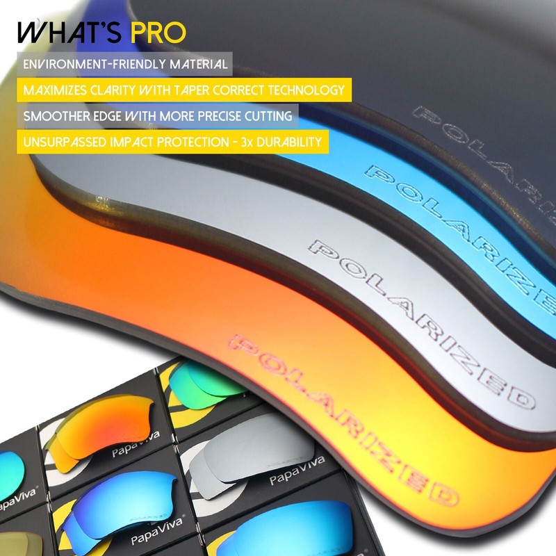 PapaViva Polarized Replacement Lenses For-Oakley Straight Jacket 2007 Options gallery