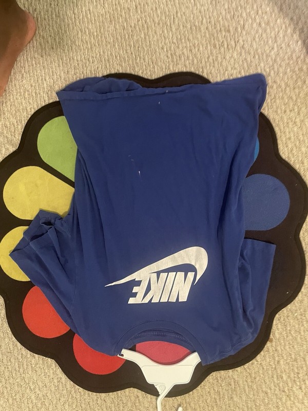 Nike Men's T-Shirt Logo Swoosh Printed Athletic Active Short Sleeve Shirt gallery