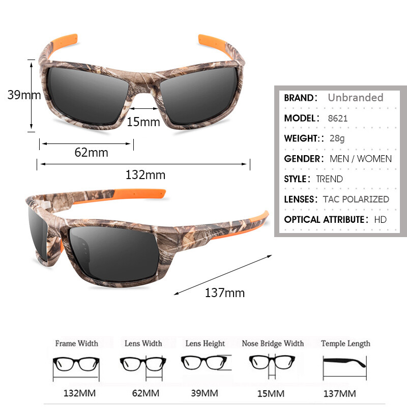 Tactical Polarized Camouflage Sunglasses Outdoor Sport Fishing Driving Glasses gallery