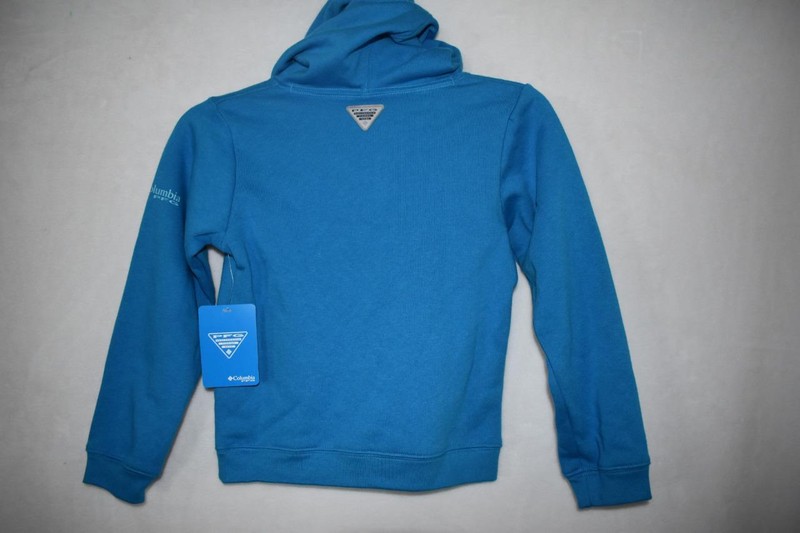 Columbia Sportswear Kids' PFG Elements Hoodie Bright Blue 2052791-421 NWT gallery