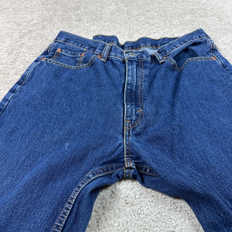 Levi's Jeans Men's 36x31 Blue 550 Straight Regular Original Denim Tag 38x32 gallery