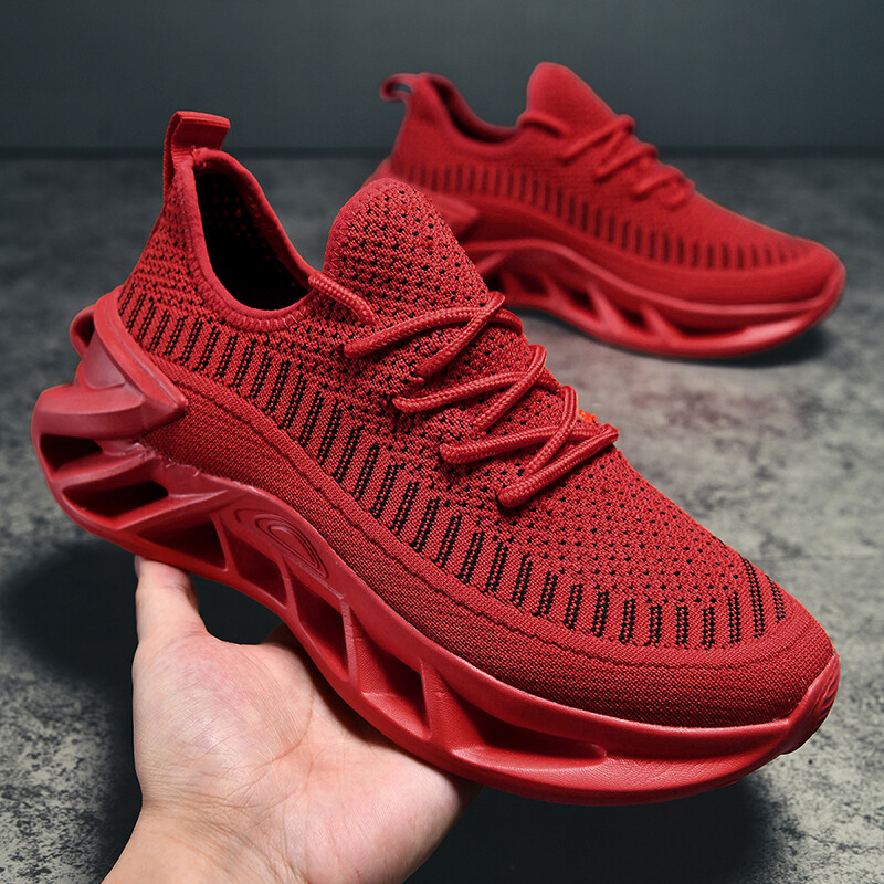 Unisex Running Shoes Trainers Breathable Mesh Soft-Sole Lightweight Sports Shoes gallery