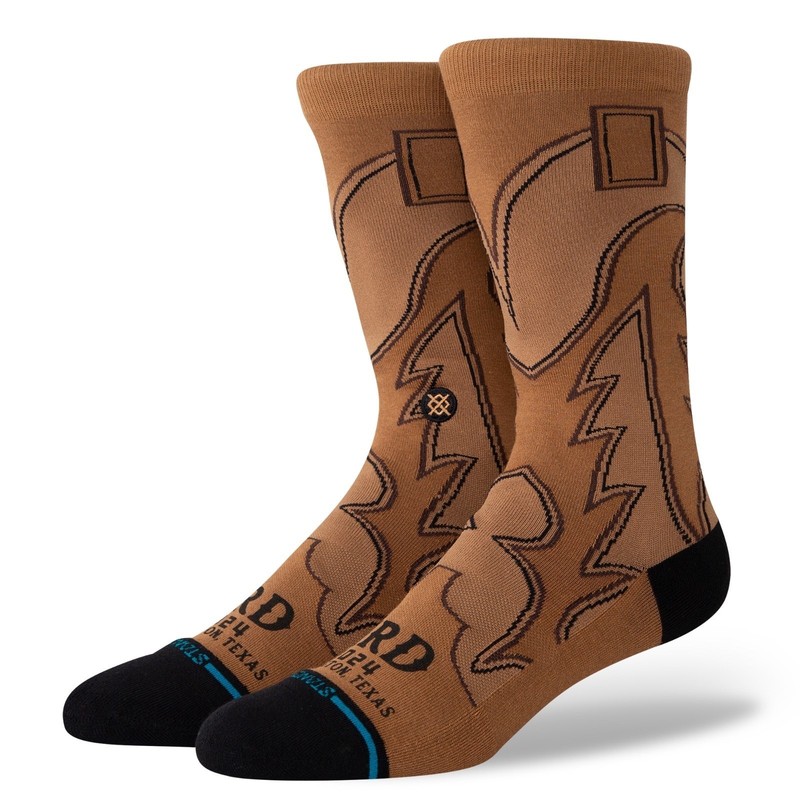 Stance Adult Brown Crew Nylon MLB Baseball 2025 Home Run Derby Socks Sz L 9-13