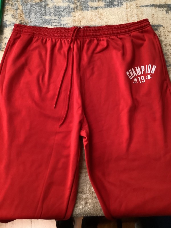 Champion 3XL Red Performance Comfort Pants