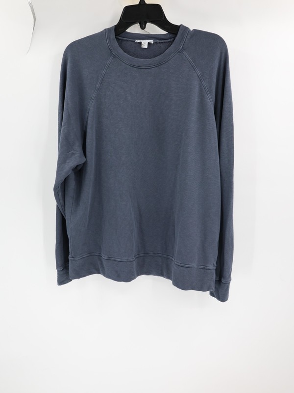 James Perse Sweatshirt womens 1 French Terry Raglan Supima Cotton Long Sleeve
