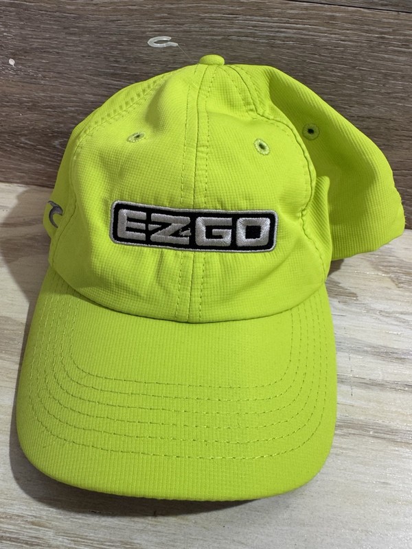 E-Z-GO Golf Carts Brighter Green Neon Adjustable Hat EZGO Imperial Nylon!