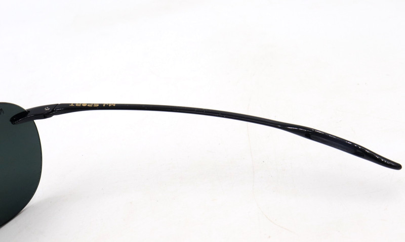 New Maui Jim SUGAR BEACH Rimless Black Sunglasses 421-02 / MJ0421S-001 $199 gallery