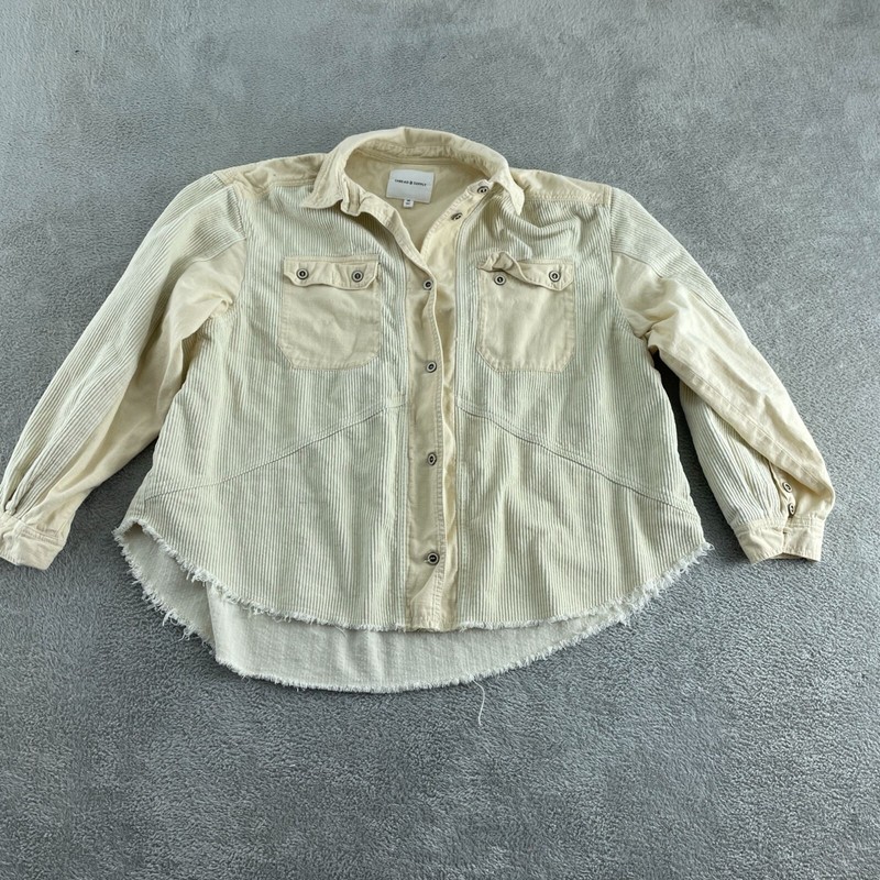 Thread & Supply Womens Medium Corduroy Shirt Jacket 3048