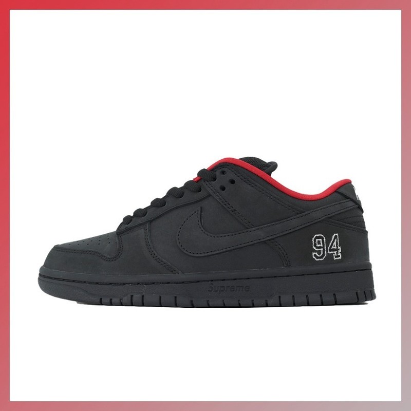 Supreme x Nike Dunk Low SB 'Black' HQ8487 001 Zoom Air Men’s Size New