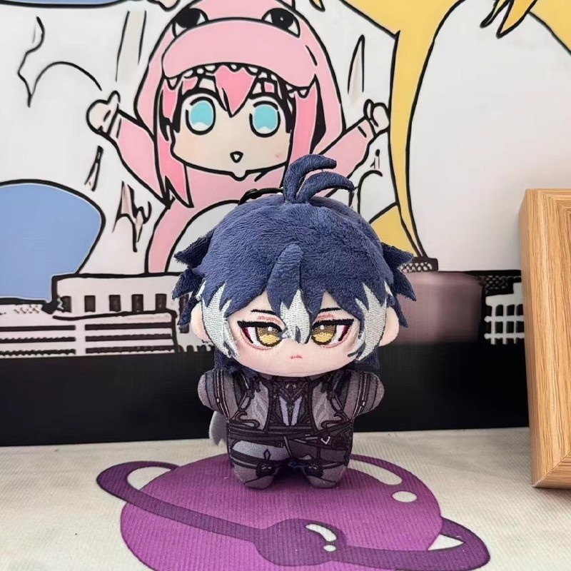 Genshin Impact Kyryll Chudomirovich Flins 10CM Plush Doll Keychain Pendant YZ