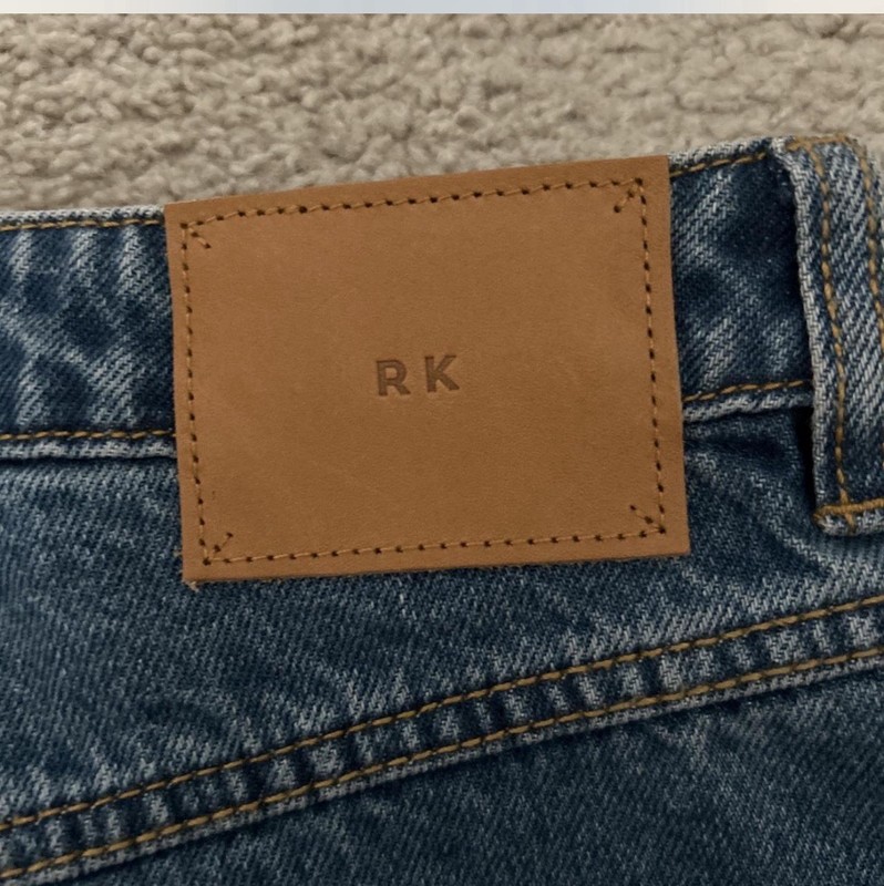 NWT Ronny Kobo Sade Women’s Straight Leg Jeans Light Wash Blue Denim 100% Cotton gallery