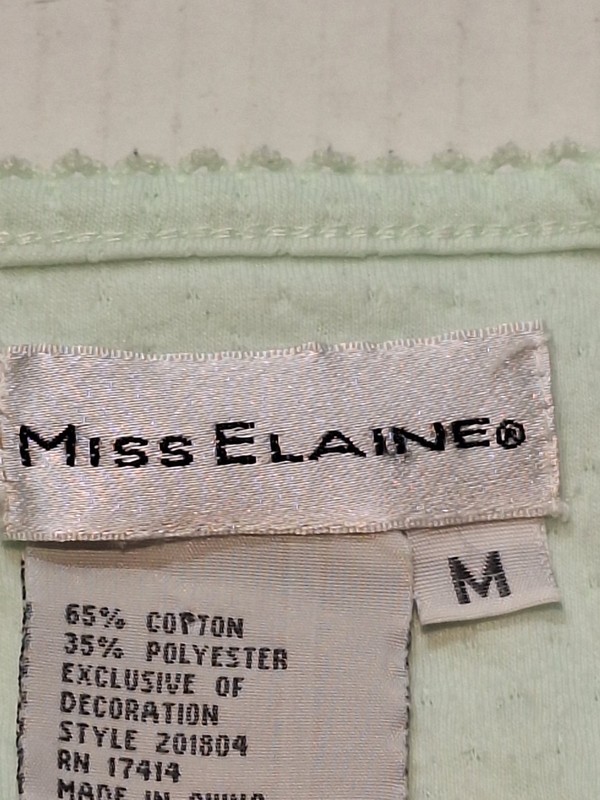 Miss Elaine Nightgown, Womans M, Cotton Blend, Knee Length, Short Sleeve gallery