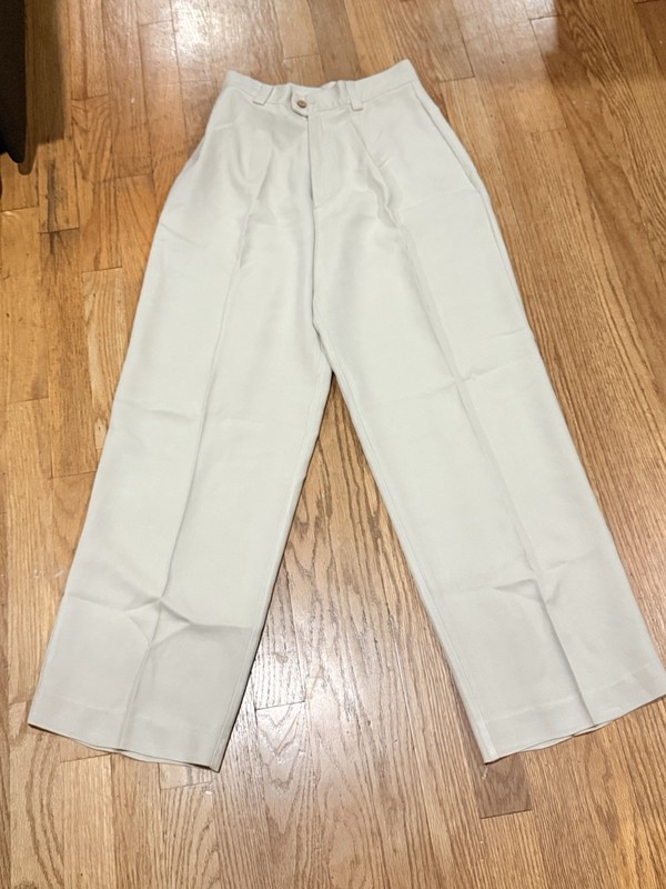 TOMMY BAHAMA Black 100% Silk Pleated Dress Pants Women’s size 4 Trousers