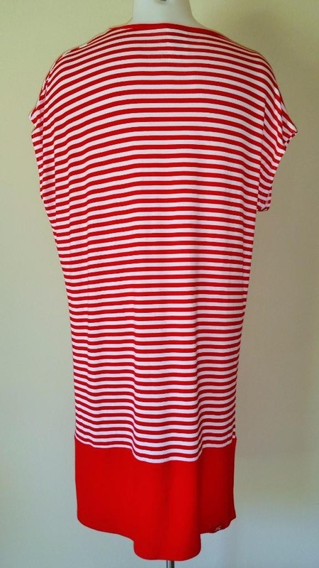 Jag S Bel-Air Stripe Pull On Dress Swimsuit Cover Up Red White Beach $68 NWT gallery