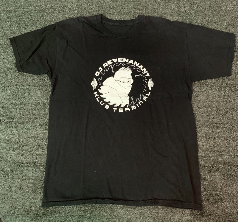 DJ Revenant Shirt Mens Medium Klub Terminal Hardstyle EDM Techno Acid House Rave