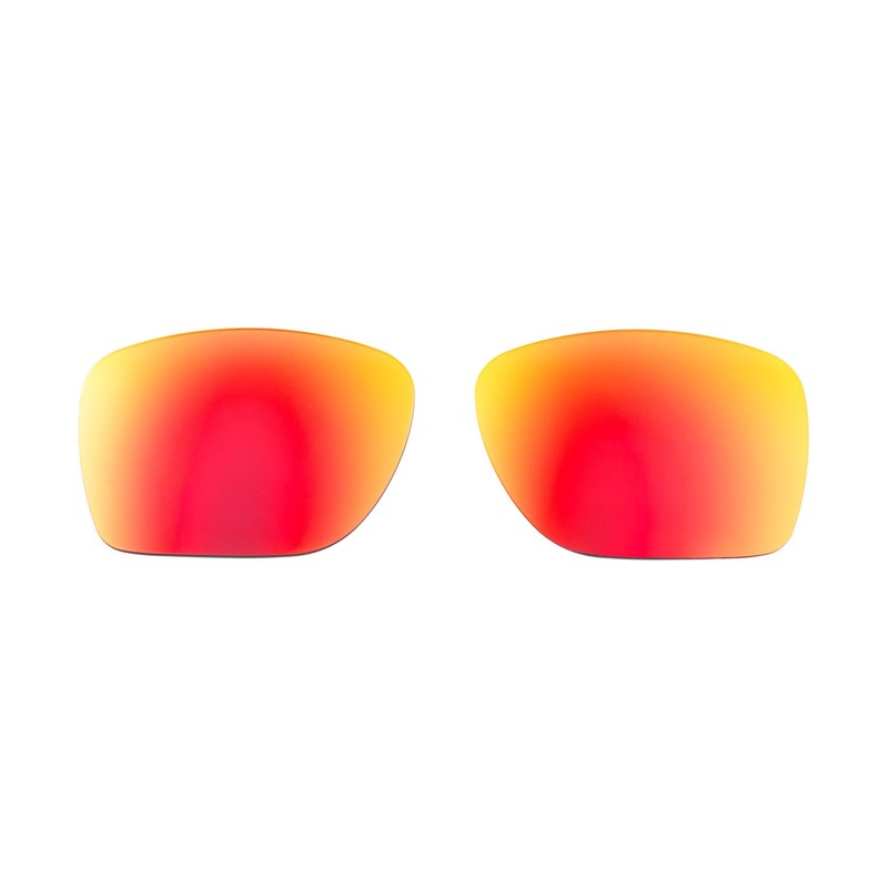 Walleva Fire Red Polarized Replacement Lenses For Gucci GG0010S Sunglasses
