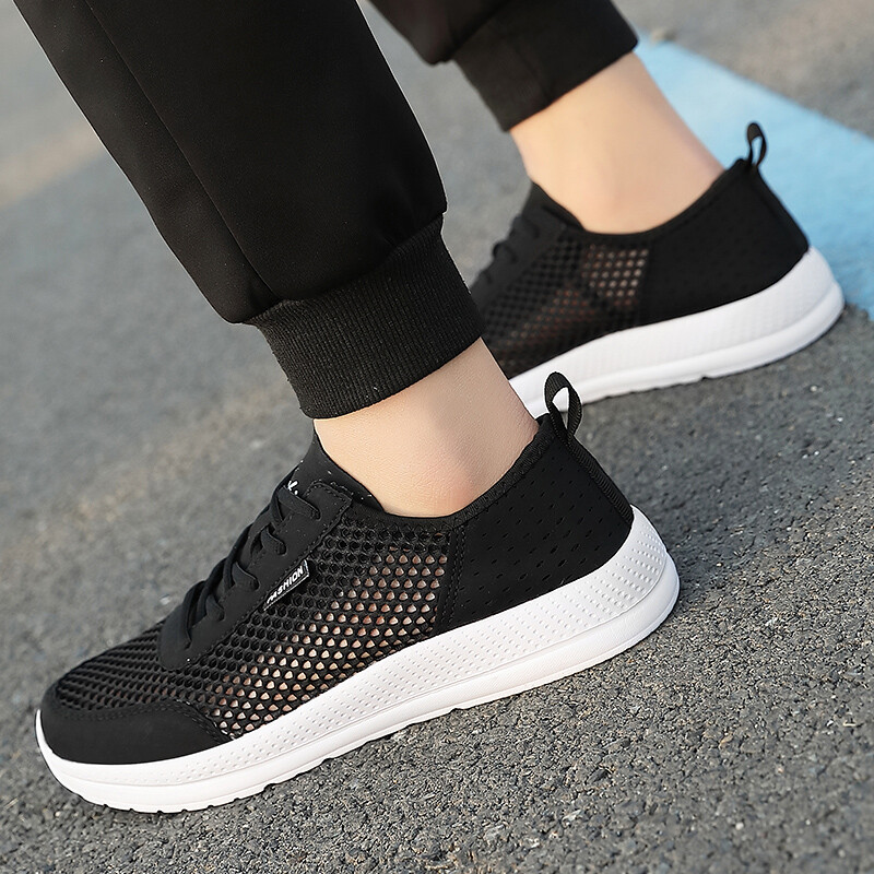 Summer Men's Casual Sports Shoes Breathable Mesh Comfy Gym Fitness Jogging Shoes gallery