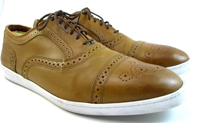 Allen Edmonds "STRAND" Men's Casual Cap-Toe Oxford Sneakers 11.5 D Walnut(421N) gallery