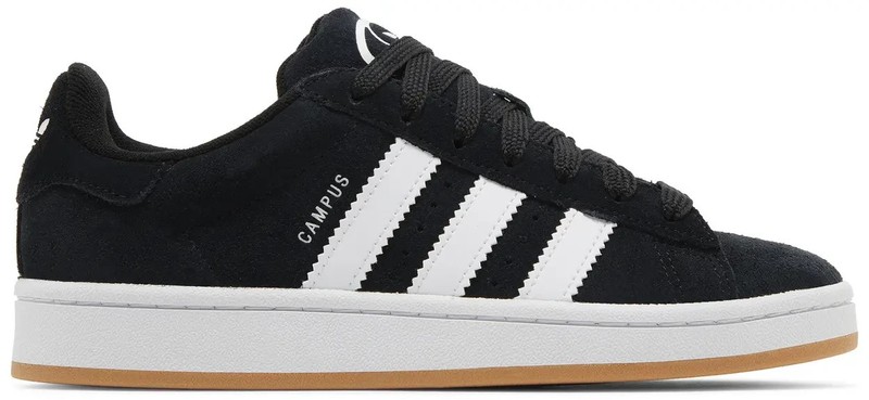 adidas Campus 00s Black White Gum HQ6638 GS New
