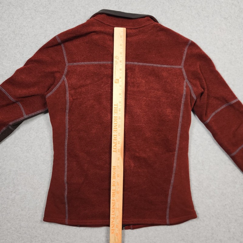 Kuhl Jacket Mens Small Red Interceptr Fleece Kashmira Full Zip Outdoors Hiking gallery