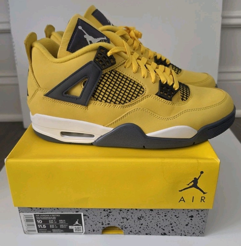 Jordan 4 Retro Mid Lightning Size 10