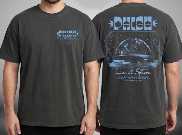 New!!! Sphere Las Vegas 2026 Phish April 16-17-18 2026 Two Sides Unisex T-Shirt