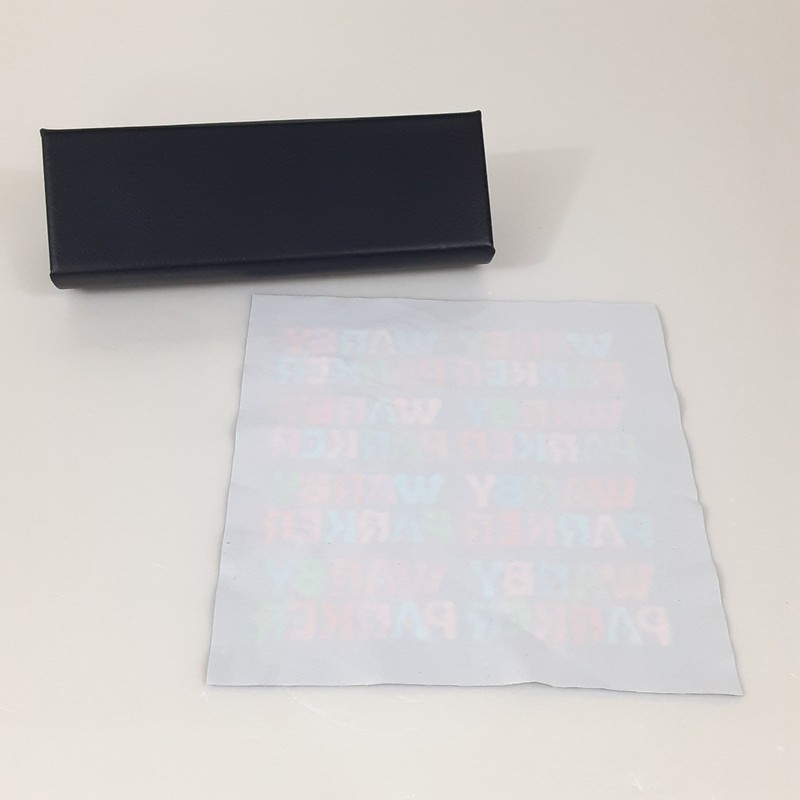 Warby Parker Hard Shell Eyeglasses Case Sunglasses Storage Case Travel Blue gallery