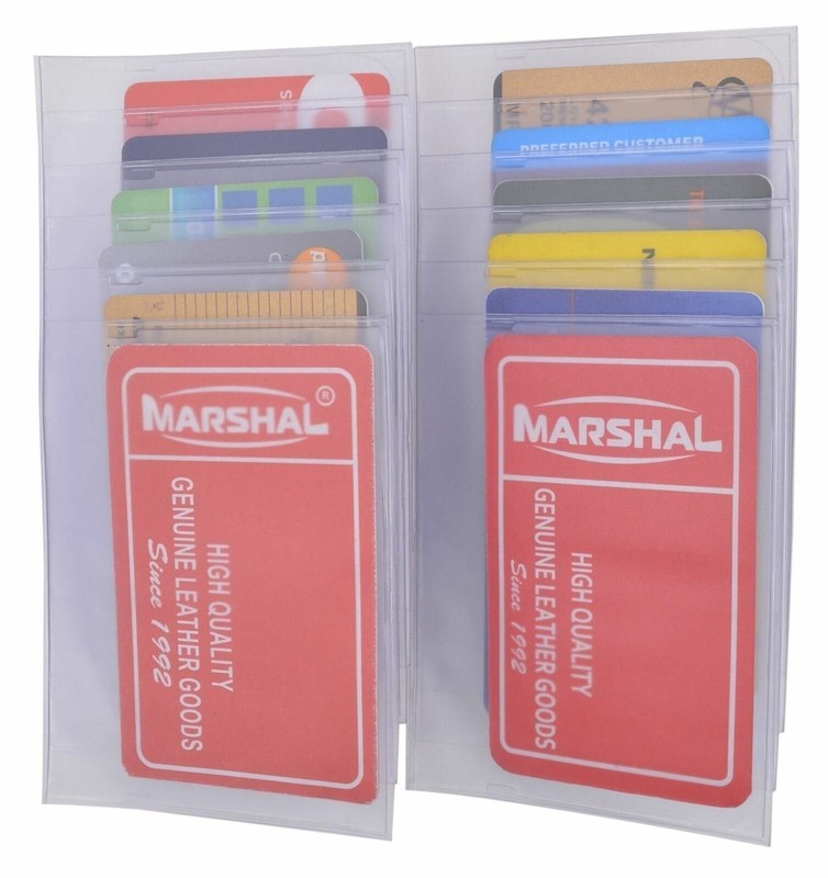 Made in USA Checkbook Plastic Insert For Pictures Card 6 Pages SET OF 2 Inserts