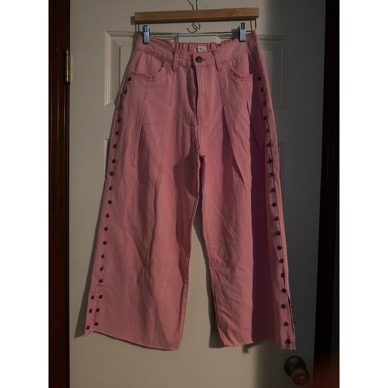 Medium POL Pink studded pant