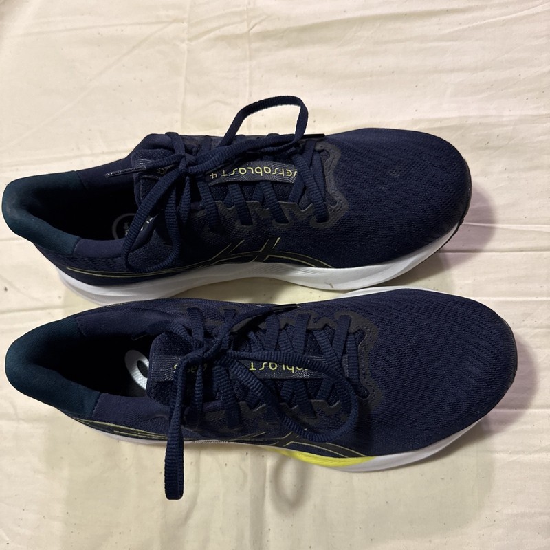 ASICS Men's Versablast 4 Running Shoes-Navy Blue/Yellow-Size: 9 gallery