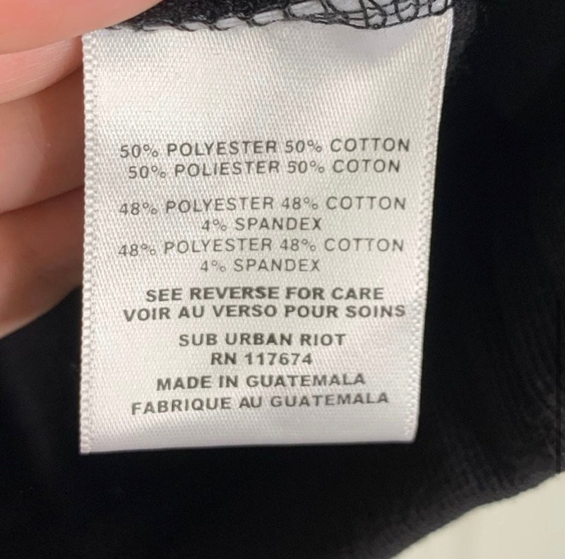 NWT Sub_Urban Riot Iconic Crewneck Pullover Willow Sweatshirt Black Sz S gallery