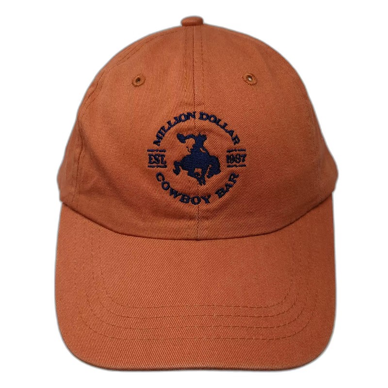 American Dry Goods Million Dollar Cowboy Bar Brown Baseball Cap Hat One Size