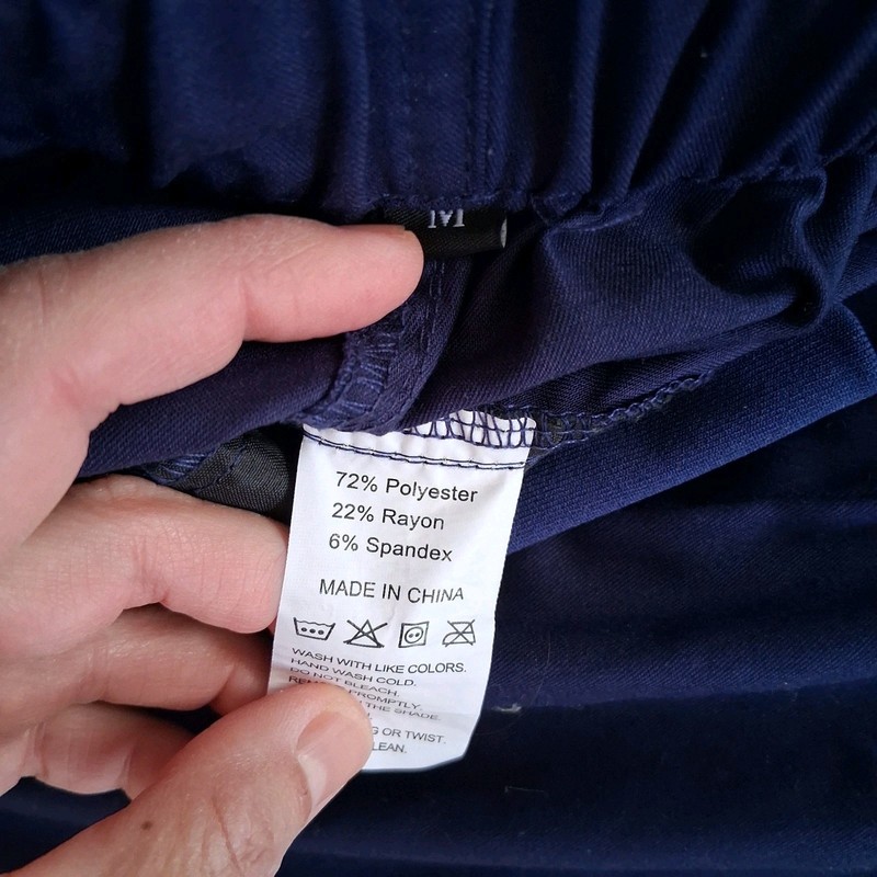 NiaaHinn Scrubs Jogger Pants Women Navy Blue Size Medium Pockets gallery