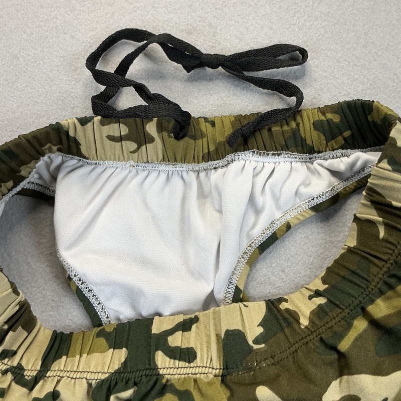 Uzzi Olive Camo Swim Briefs Men's Large NWT Military Tactical Beach Swimwear gallery