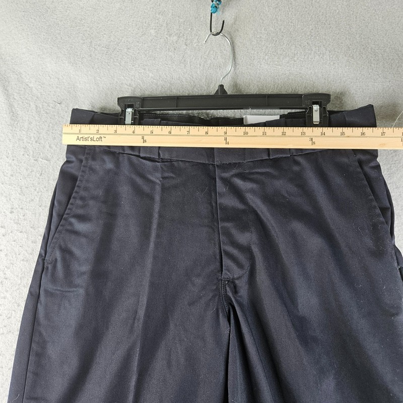 Elbeco Tek 3 Pants Men 34 Navy Blue Uniform Workwear Trousers Polyester Raw Hem gallery