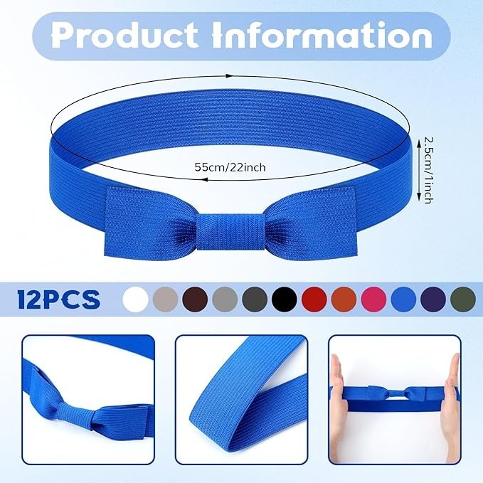 24 Pcs Stretchable Hat Bands Natural Assorted Hat Feathers Hat Ribbons for Bow gallery