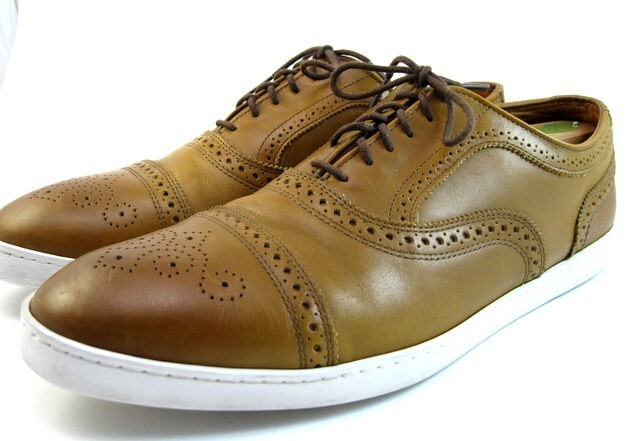 Allen Edmonds "STRAND" Men's Casual Cap-Toe Oxford Sneakers 11.5 D Walnut(421N) gallery