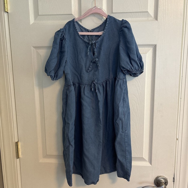 Speechless Kids Girls Denim Dress, Chambray, Size 14