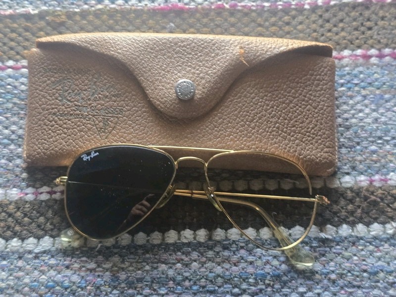 Vintage Ray Ban B&L Aviator USA Box included – For Parts Or Repair As Is