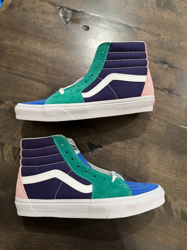 VANS Sk8-Hi «Retro court» multi (SKU VN0A32QG9EJ) Men size 7.5-11.5