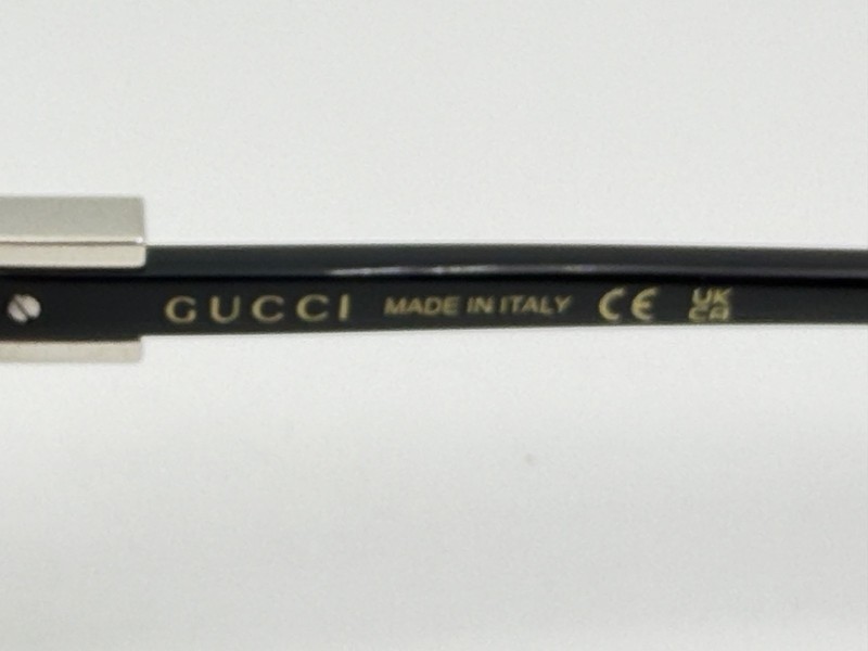 Gucci Sunglasses GG1680S 002 Black Grey Silver stones 52 17 140 w case gallery