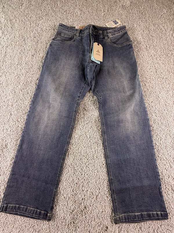 NWT Prana Axiom Jeans Mens Size 32 X 30 Antique Stone Washed