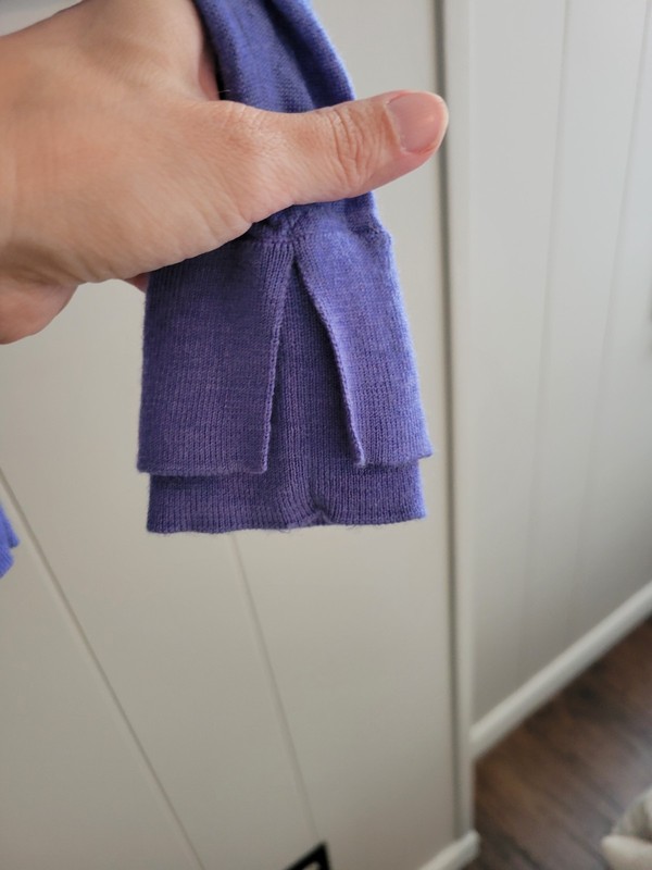 Banana Republic 100% Merino Wool Purple Crewneck Long Sleeve Sweater S gallery
