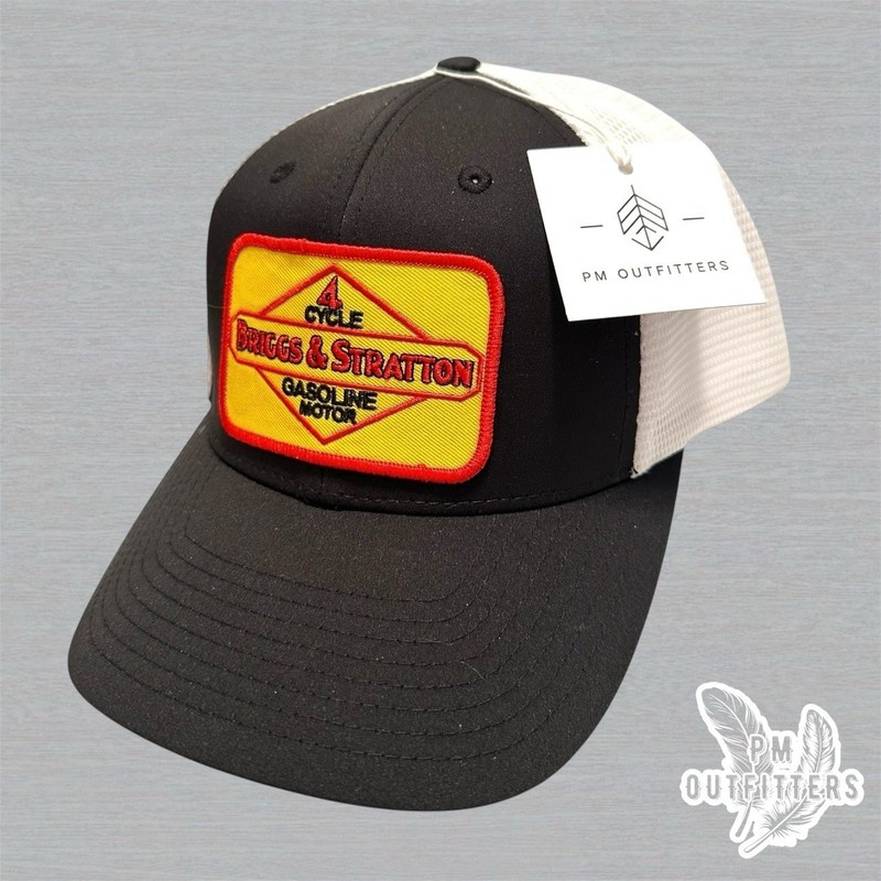 Retro Briggs & Stratton Engine Logo Patch Richardson 174 Performance Trucker Hat gallery