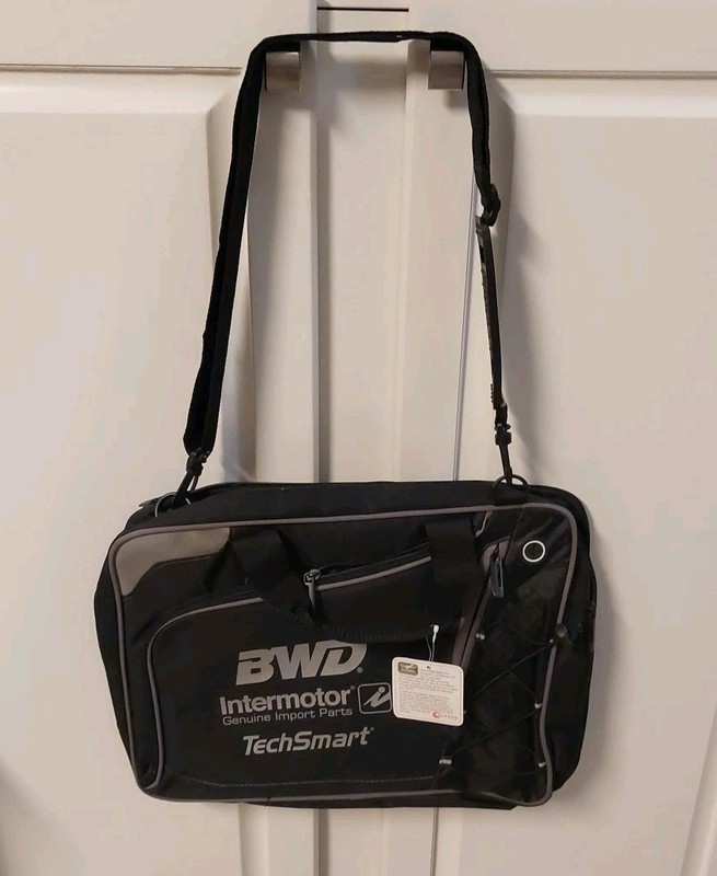 Leed’s BWD Intermotor Black Laptop Messenger Canvas Bag Shoulder Hand Crossbody