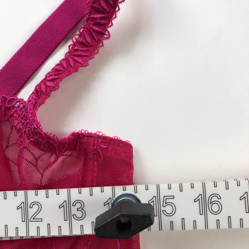 Chantelle Bra Unknown Size / 29 Band D/DD Cup Unlined Underwire Lace Pink gallery