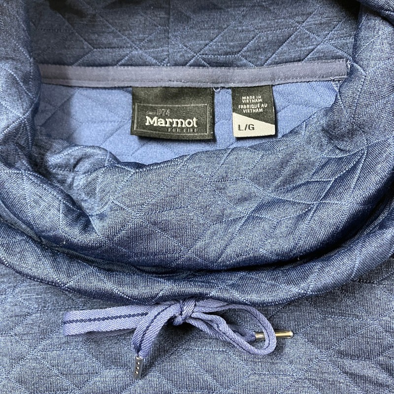 Marmot Quilted Cowl Neck Annie Pullover Jumper Size L 12 14 gallery