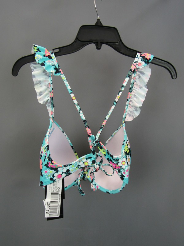 California Waves Juniors' Ruffle Push-Up Bikini Top $19.99 Sz D/DD # U10B 319 N gallery
