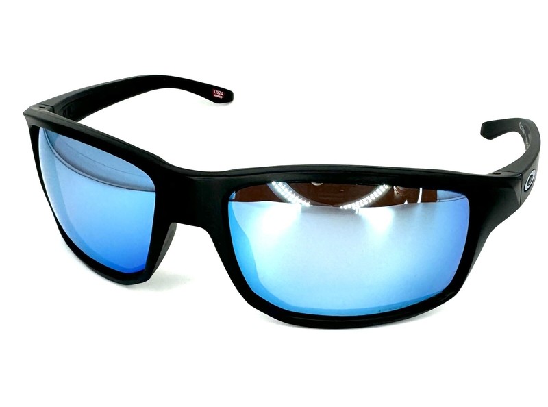 Oakley Gibston 9449-1660 Sunglasses Matte Black Prizm Deep Water Polar gallery